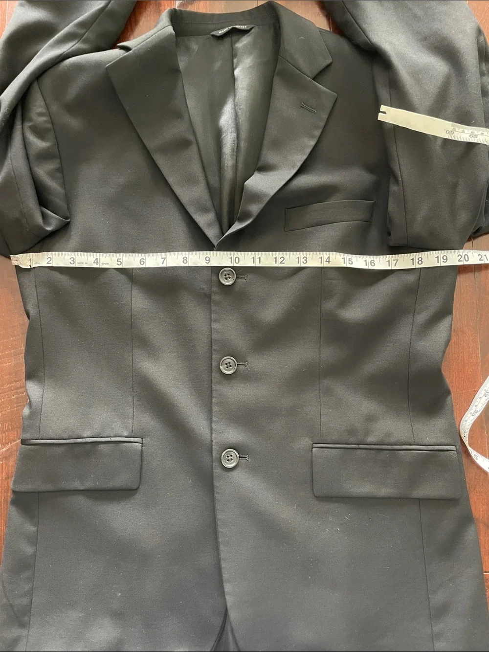 Banana Republic Black Three-Button Men's Blazer 38S